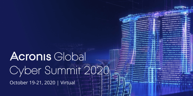 Acronis Global Cyber Summit 2020